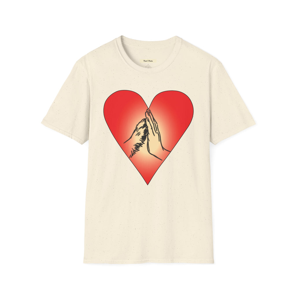 High Five Dog Paw- Color T-Shirt