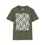 Dog Paw Chess Board T-Shirt