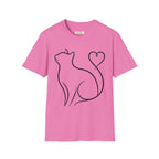Heart Tail Cat T-Shirt