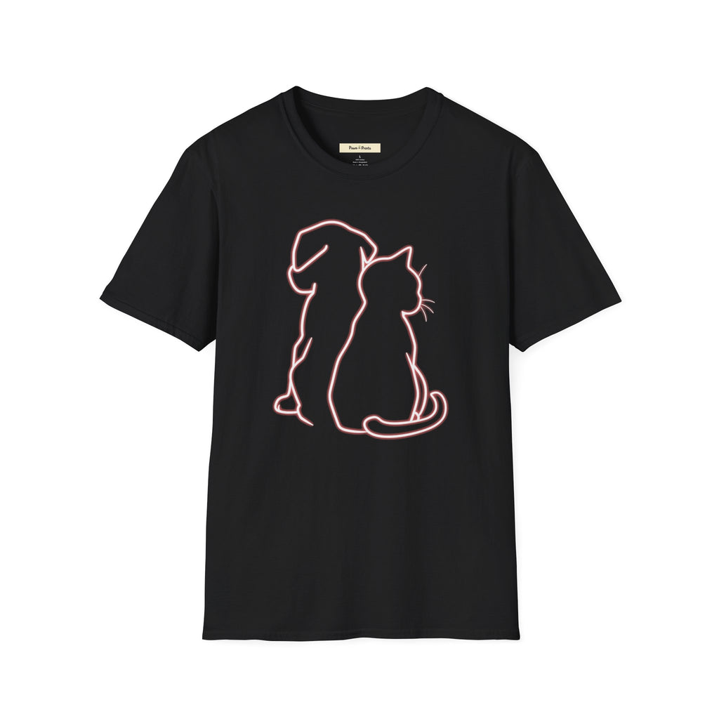 Pup an Kittie Cat & Dog T-Shirt