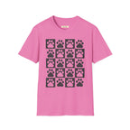 Dog Paw Chess Board T-Shirt