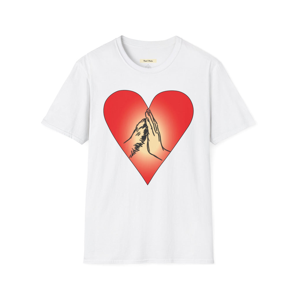 High Five Dog Paw- Color T-Shirt