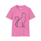 Cat Heart Tail T-Shirt