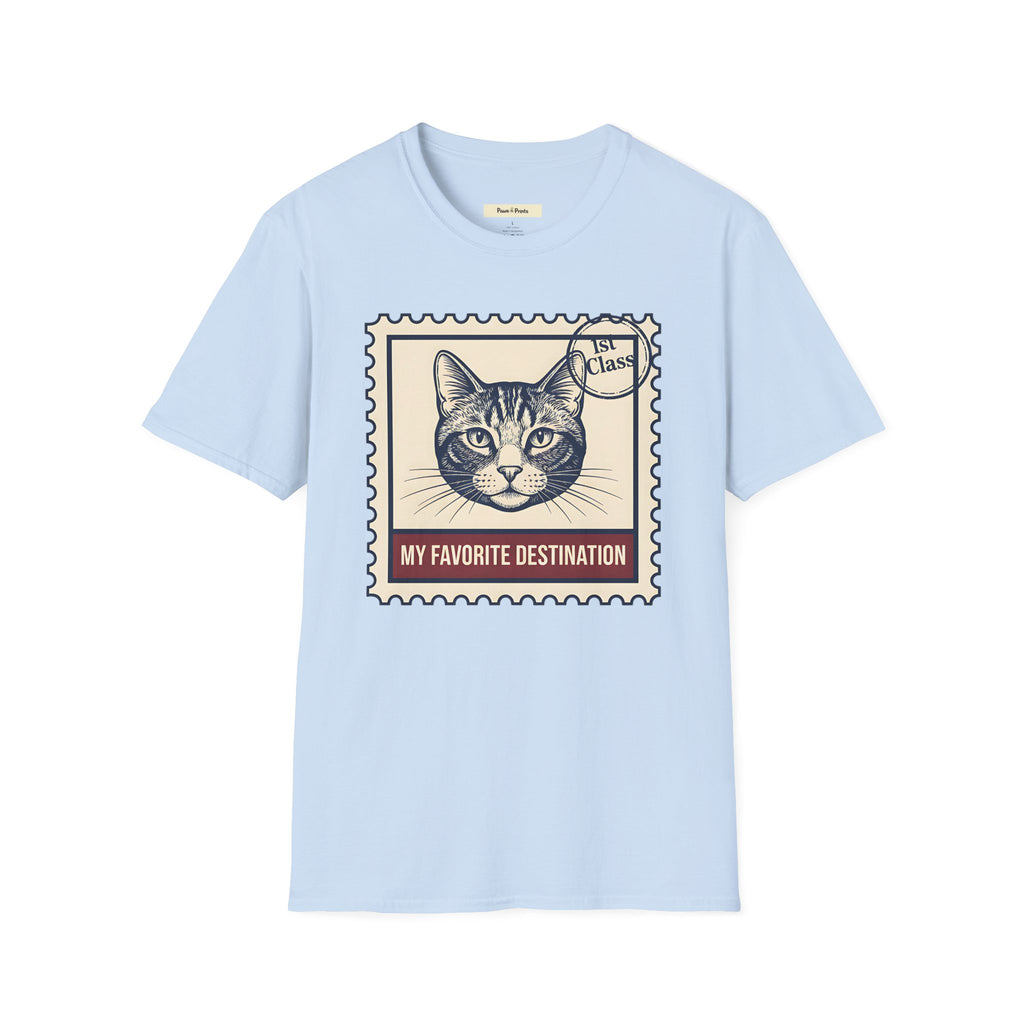 My Favorite Destination Cat T-Shirt