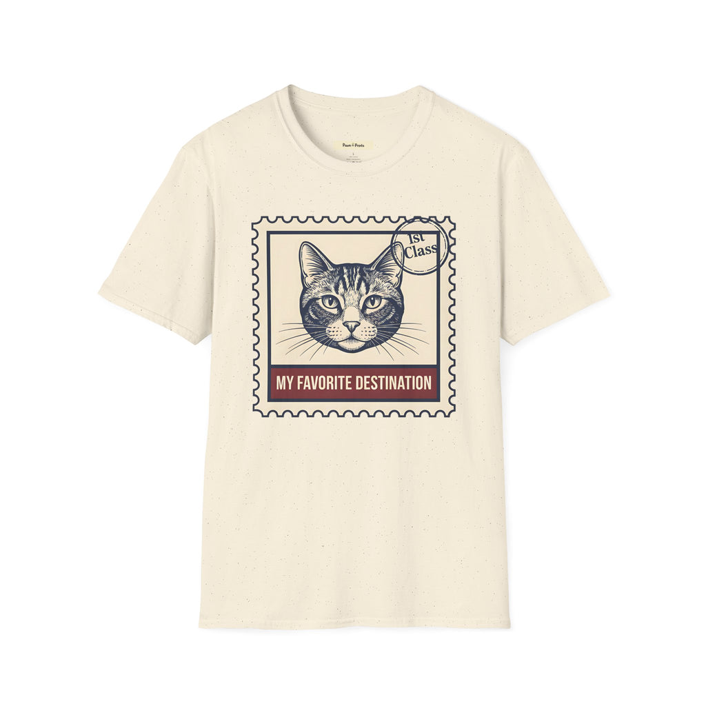 My Favorite Destination Cat T-Shirt