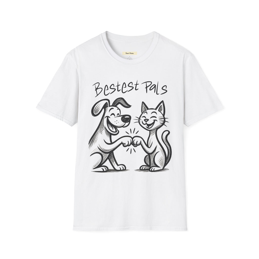 Bestest Pals- Dog and Cat T-Shirt