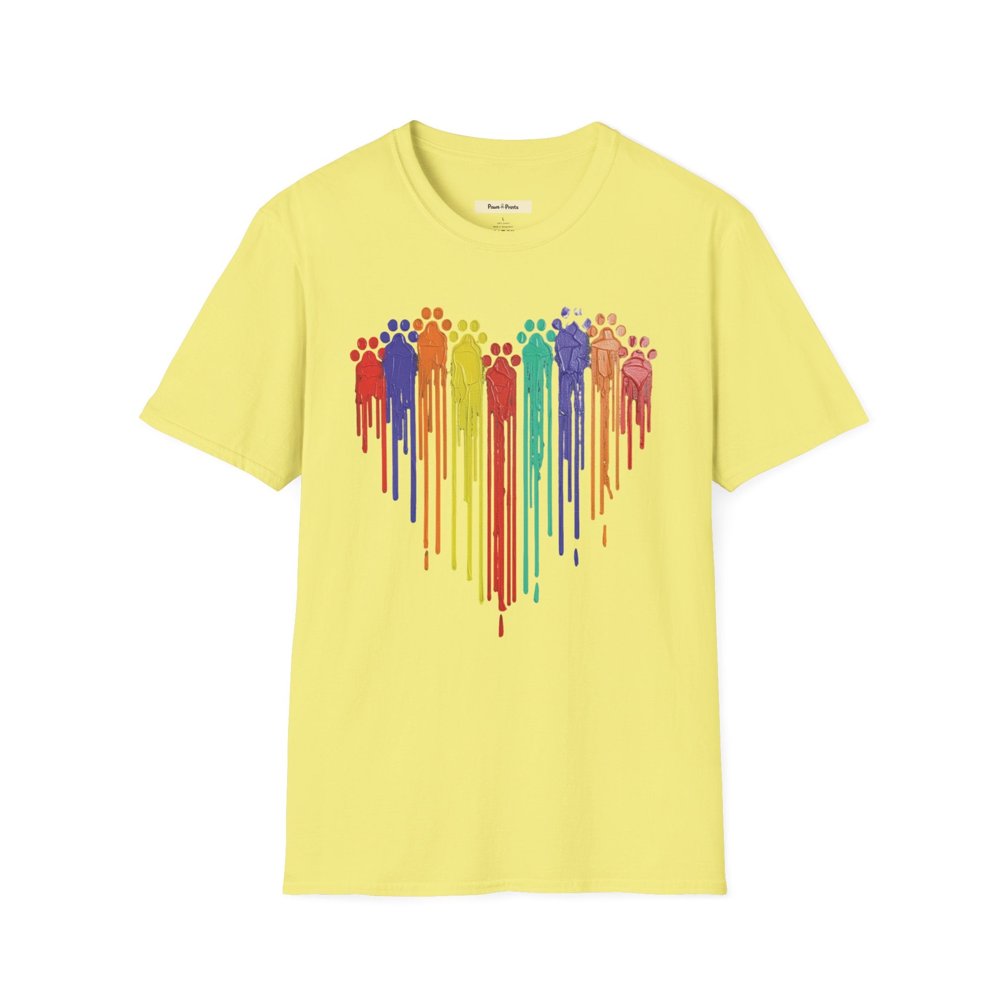 Cat Paws in Paint T-Shirt