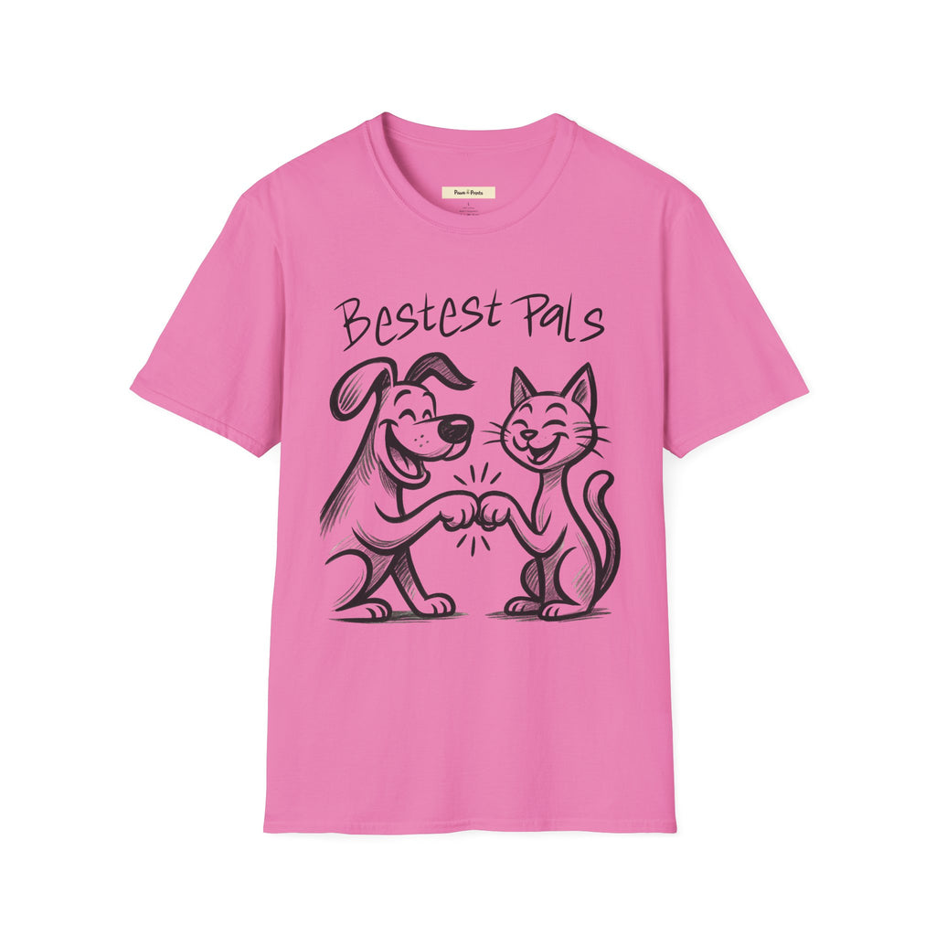 Bestest Pals- Dog and Cat T-Shirt
