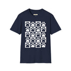 Dog Paw Chess Board T-Shirt