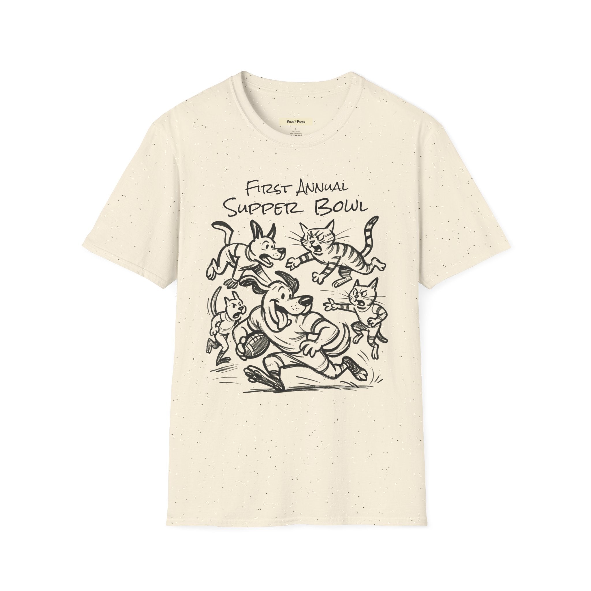 First Annual Supper Bowl- Dog and Cat T-Shirt