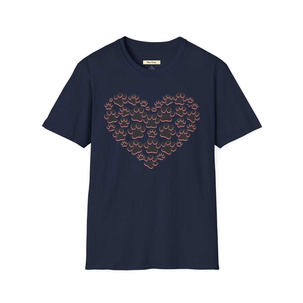 Cat Paw Heart T-Shirt