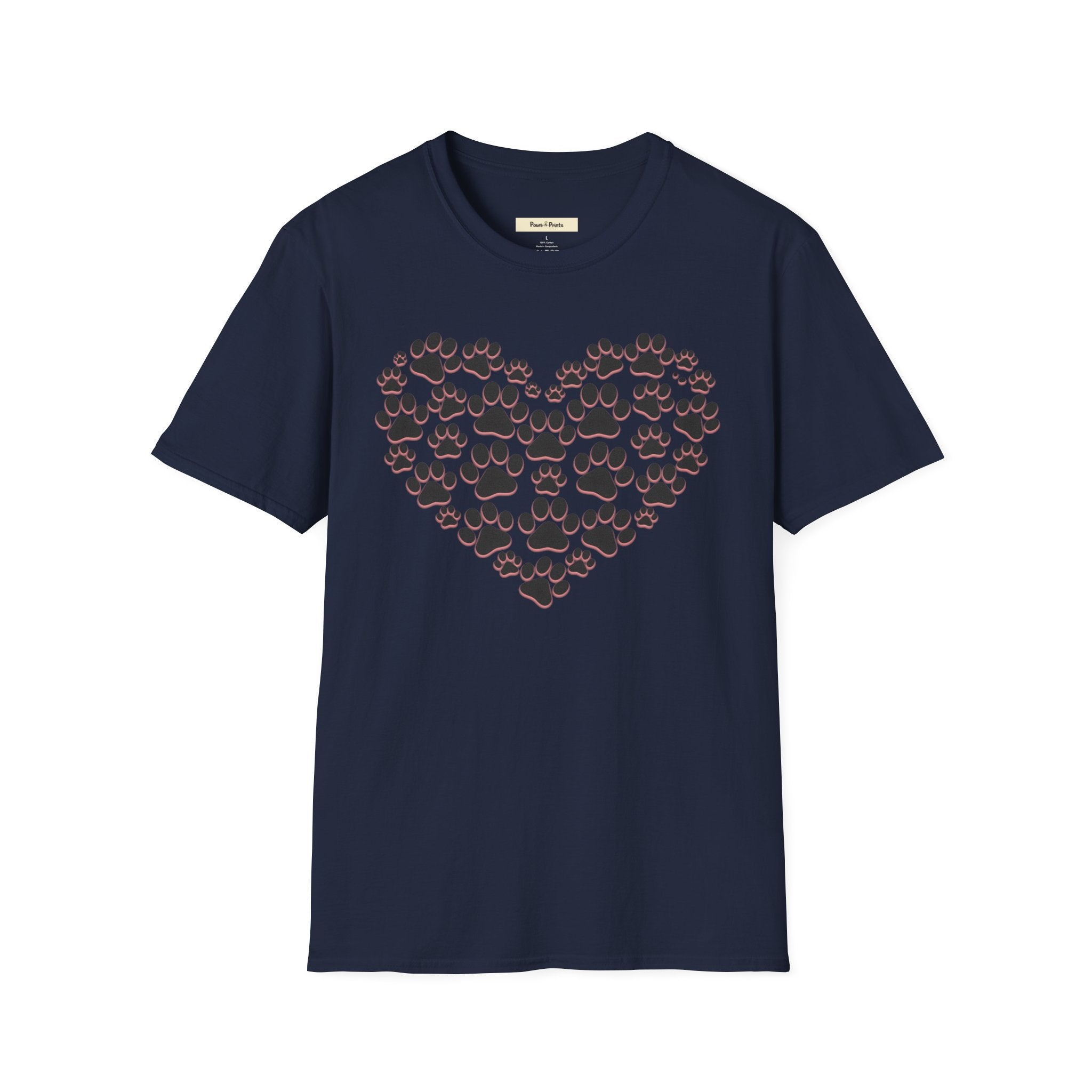 Cat Paw Heart T-Shirt
