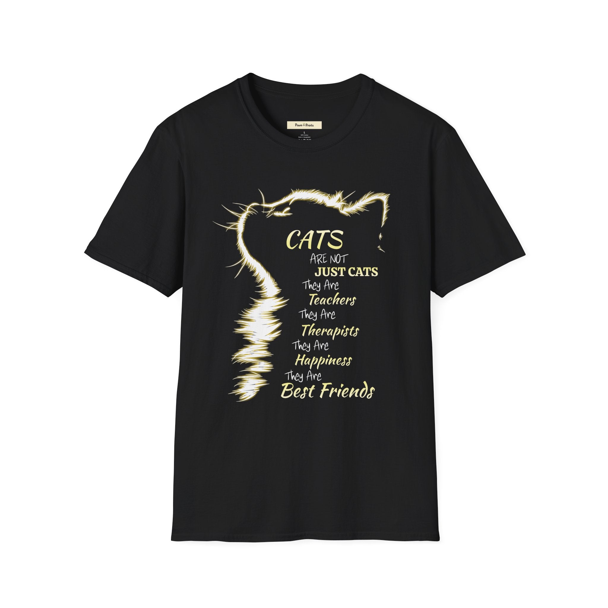 Cats Are Not Just Cats- Yellow Glow T-Shirt