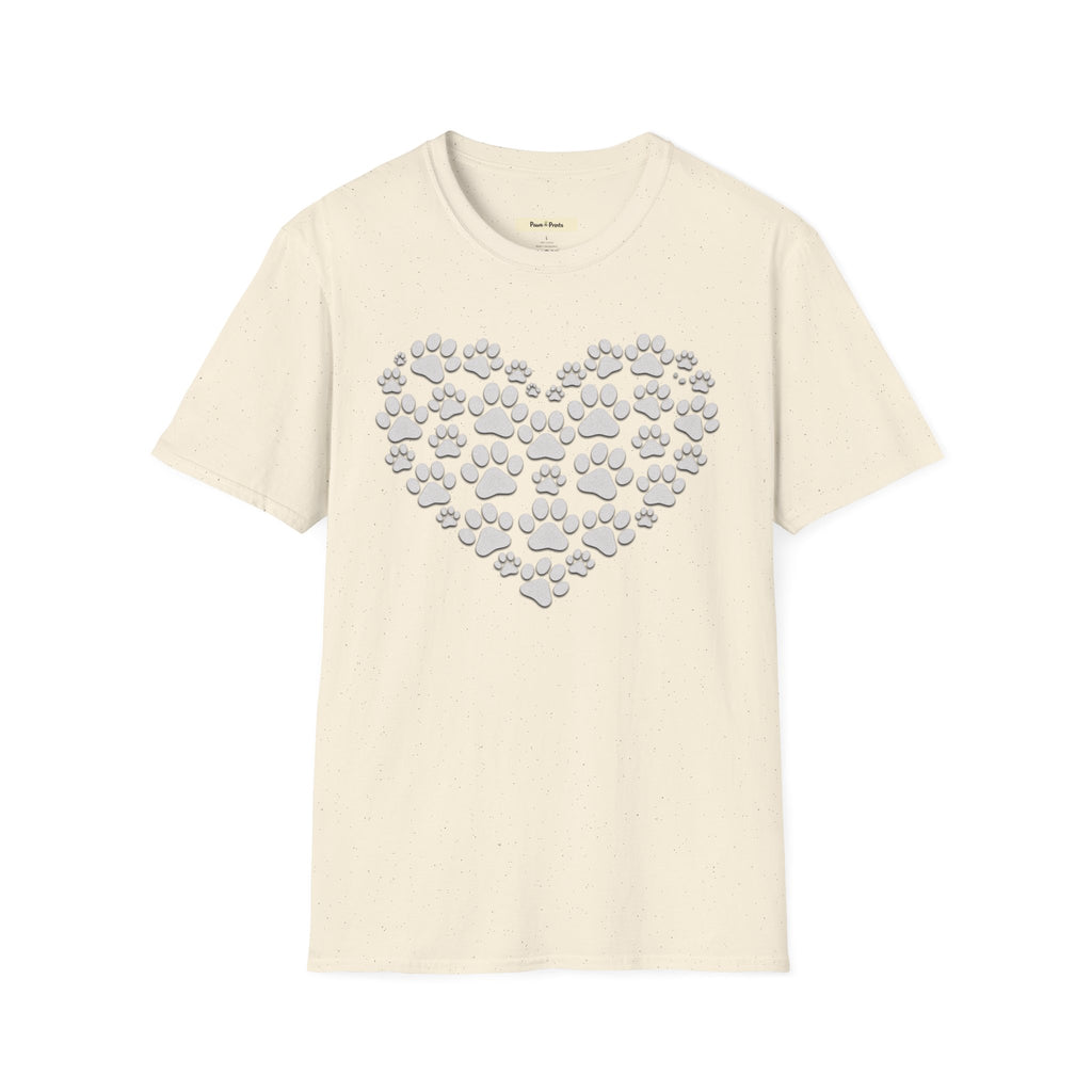 Cat Paw Heart T-Shirt