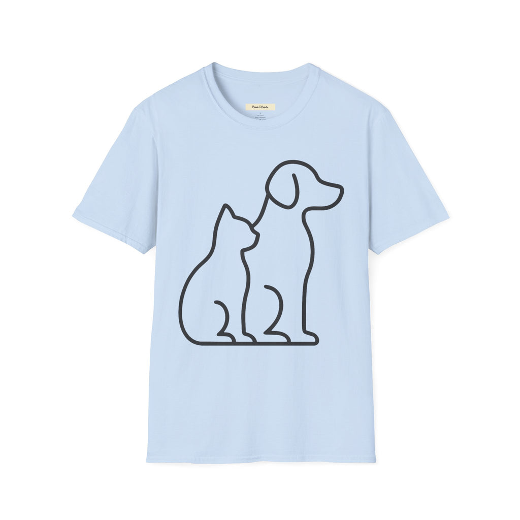 Puppy and Kitten Dog& Cat  T-Shirt