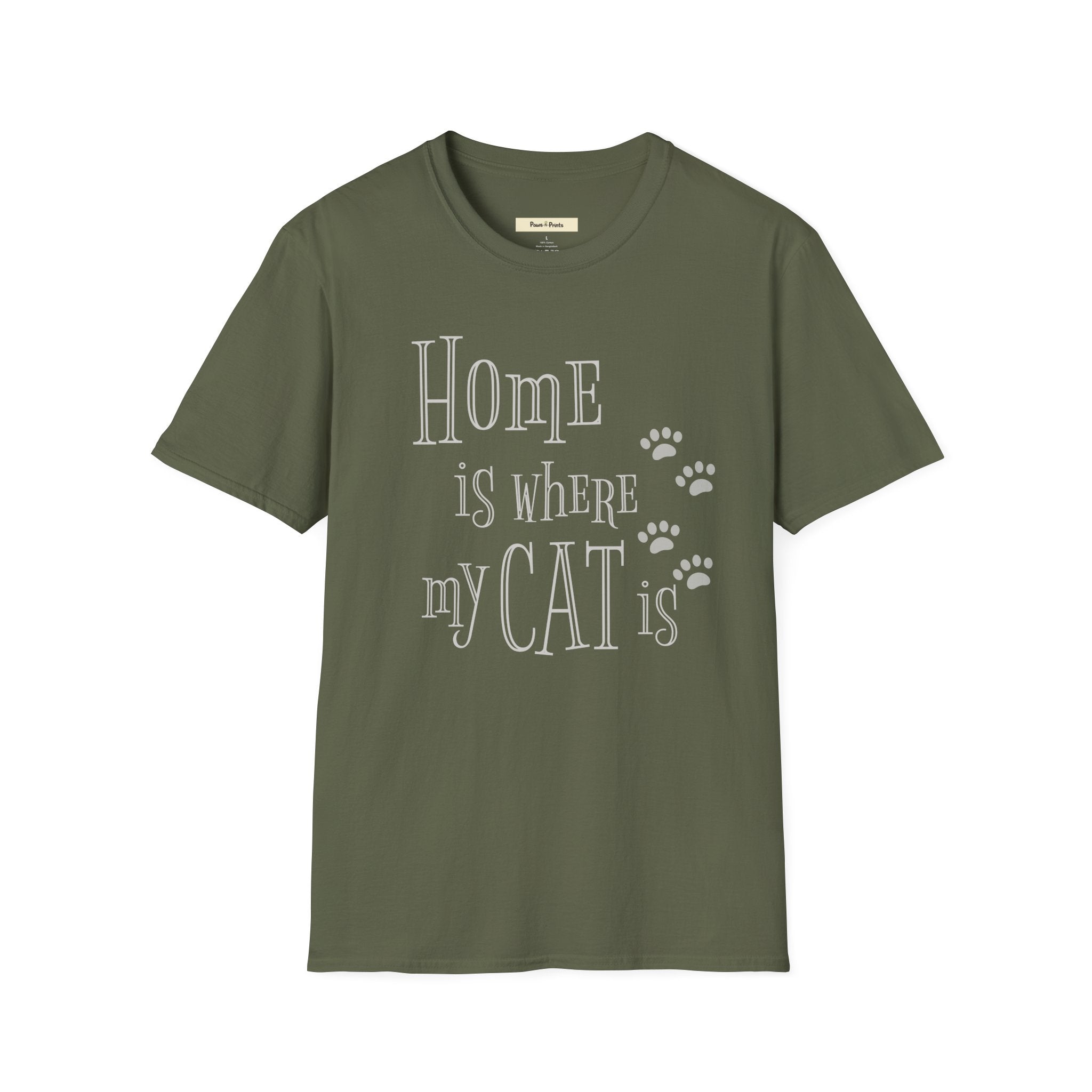 Home is Where My Cat is T-Shirt