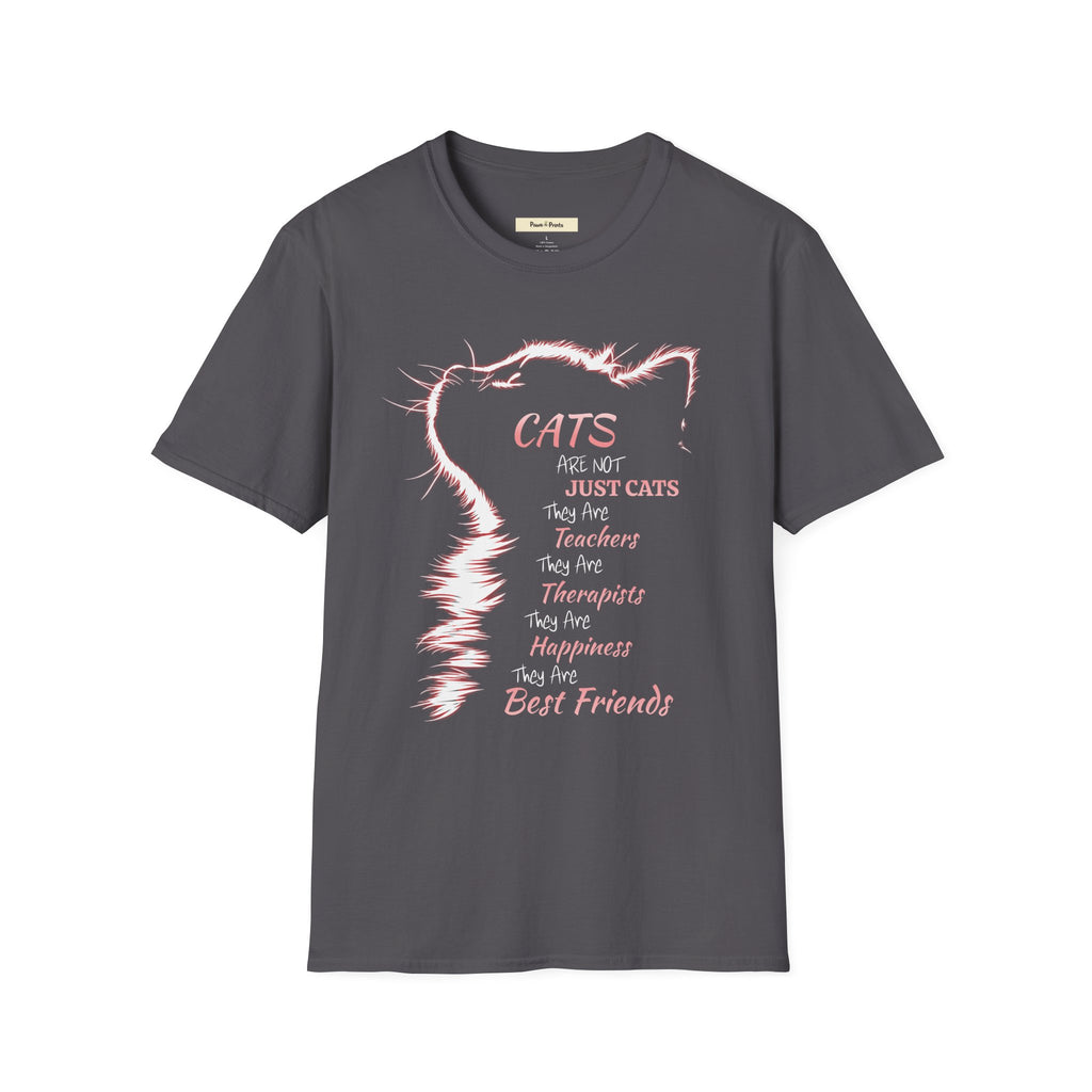 Cats Are Not Just Cats- Pink Glow T-Shirt