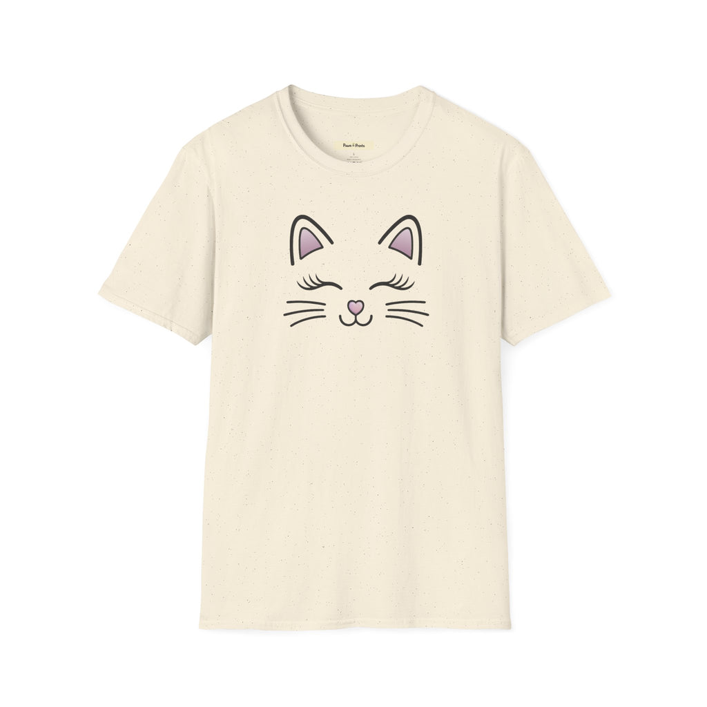 Happy Kittie Face Cat T-Shirt