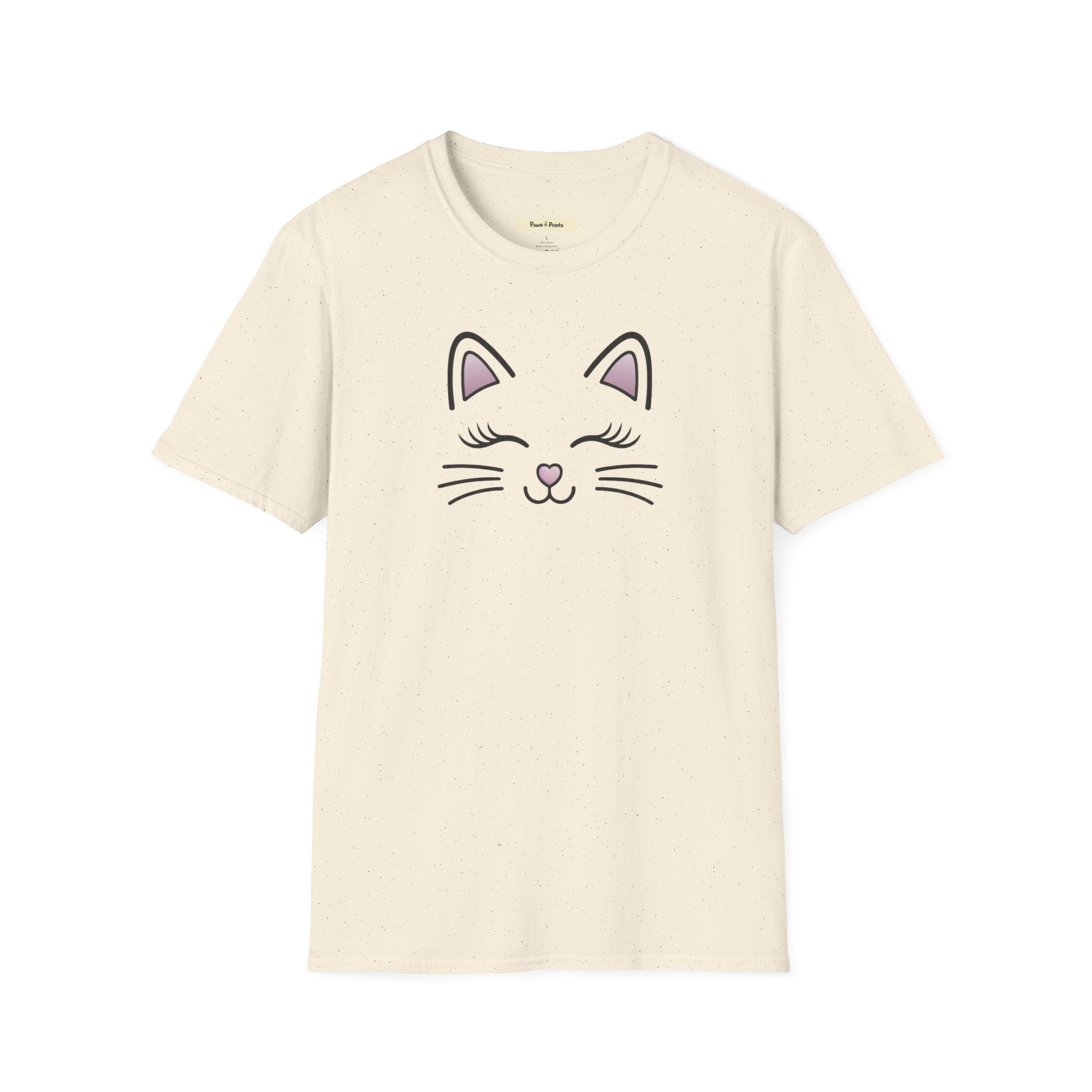 Happy Kittie Face Cat T-Shirt