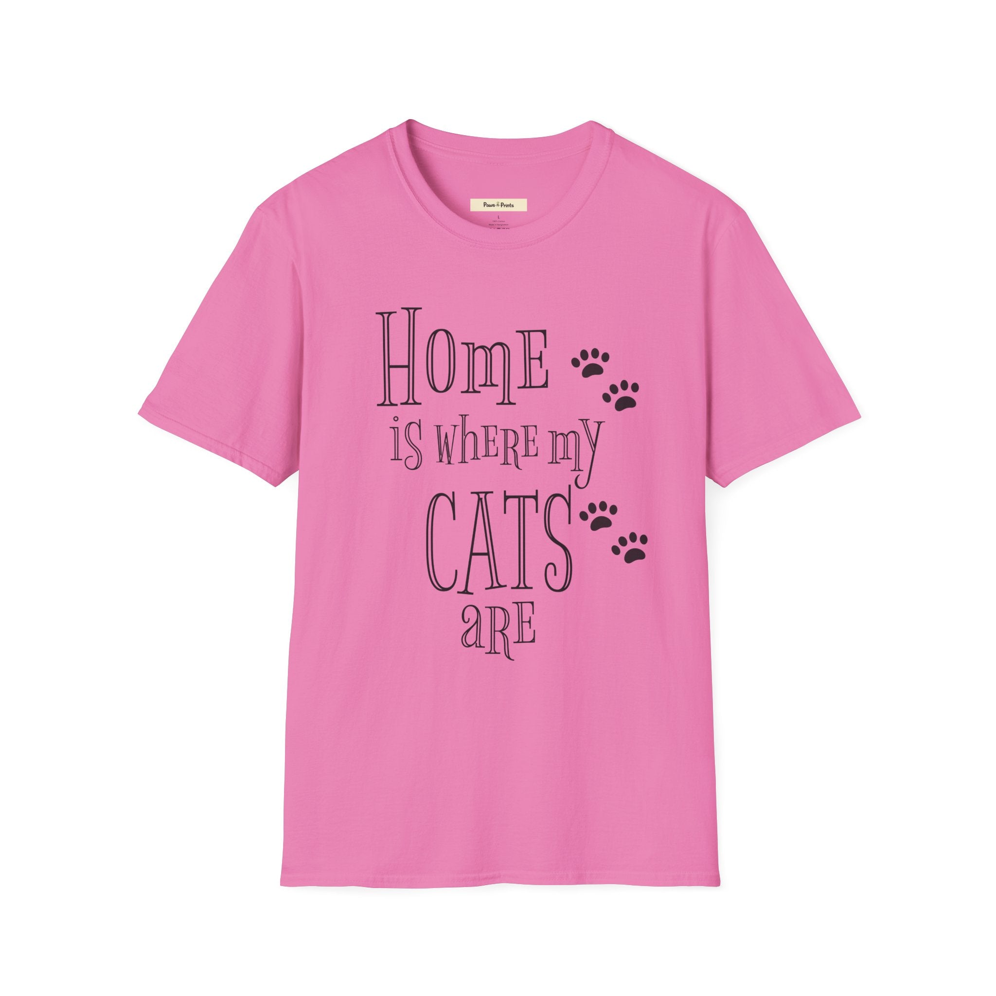Home is Where My Cats Are T-Shirt