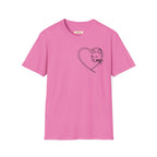 Cat Faced Heart T-Shirt