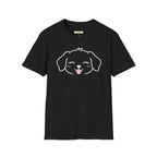 Happy Puppy Face Dog T-Shirt