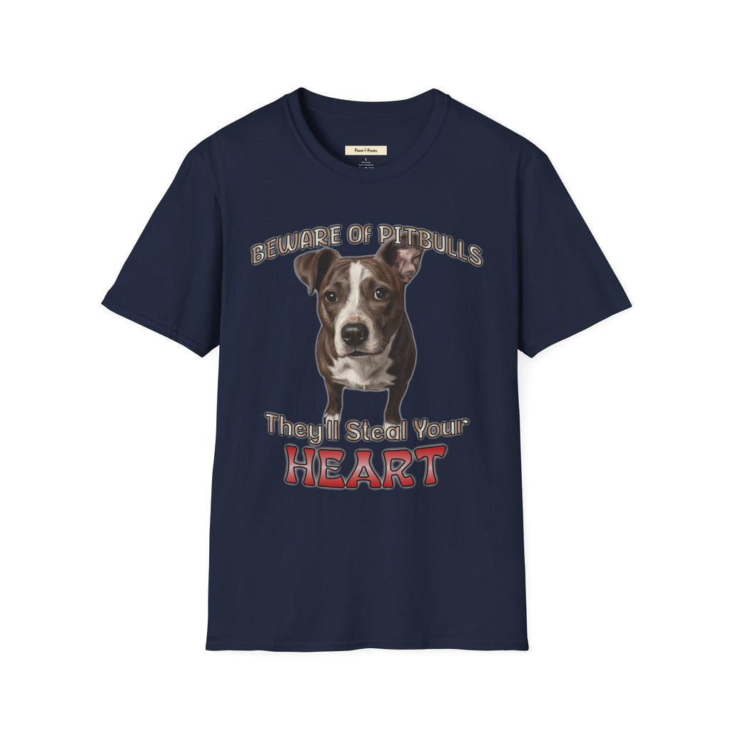 Beware of Pitbulls Dog T-Shirt