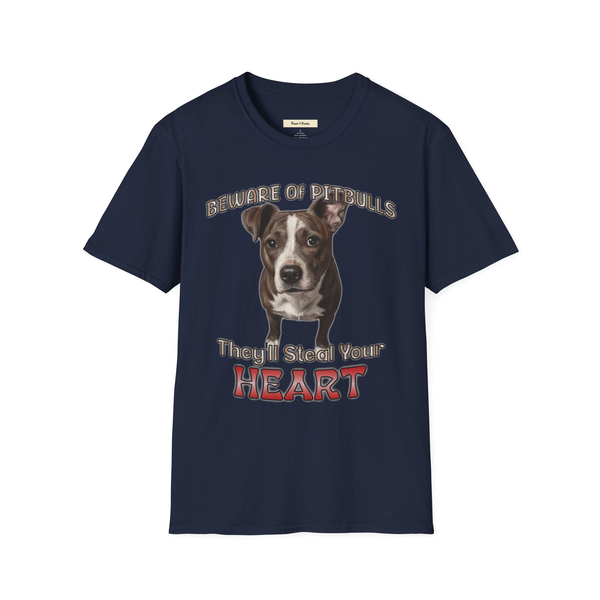 Beware of Pitbulls Dog T-Shirt