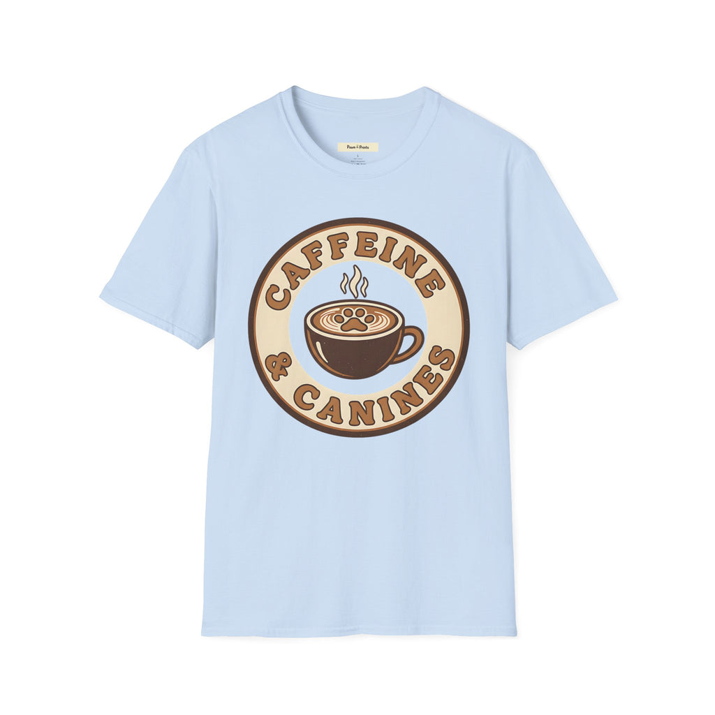 Caffeine & Canines Dog T-Shirt