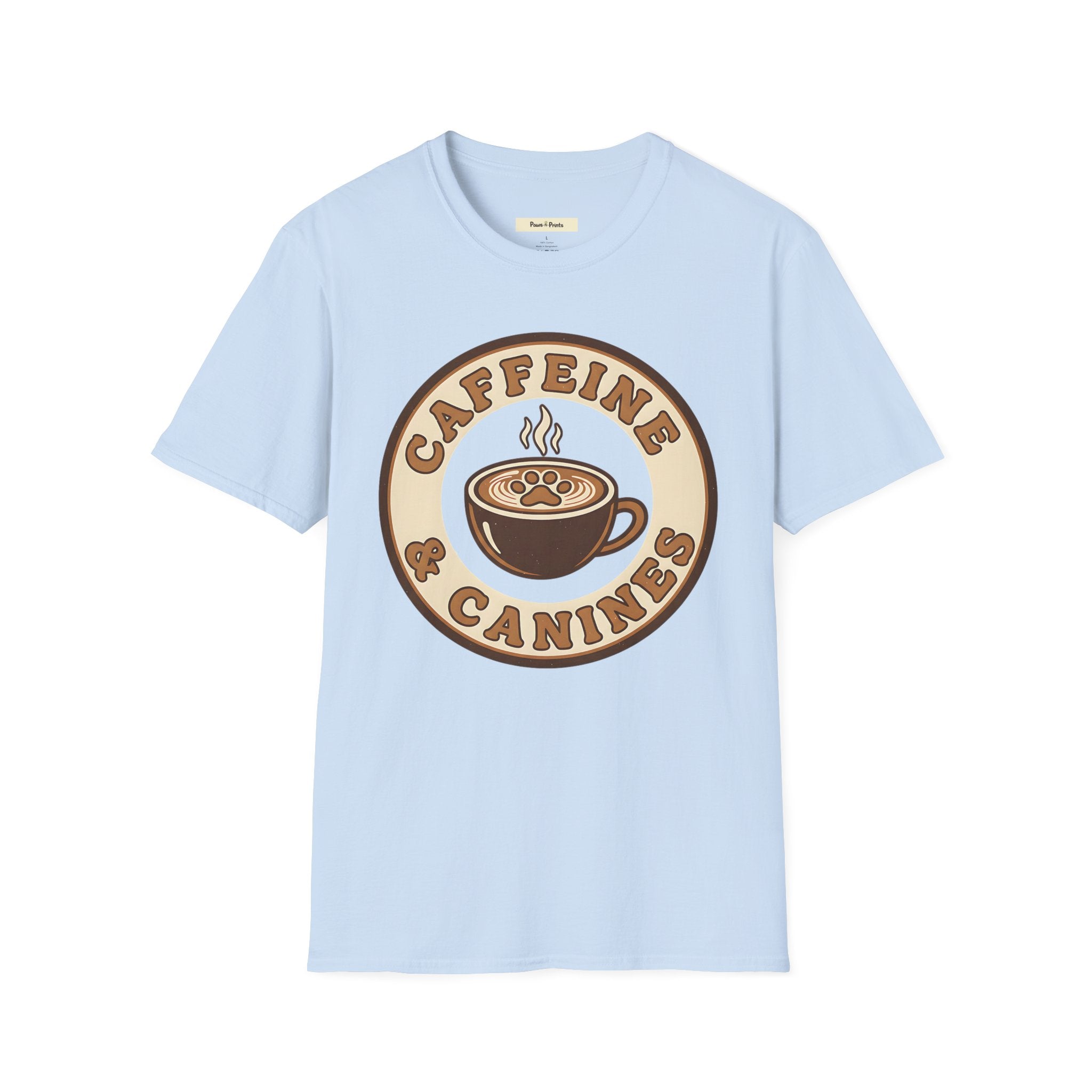 Caffeine & Canines Dog T-Shirt