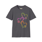 Heart Chain with Cat Paws T-Shirt