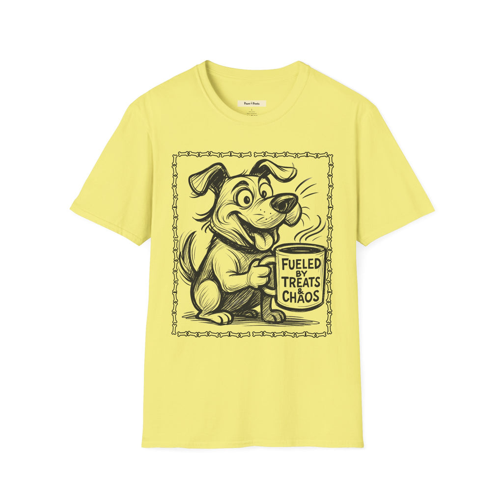 Fueled By Treats and Chaos Dog T-Shirt