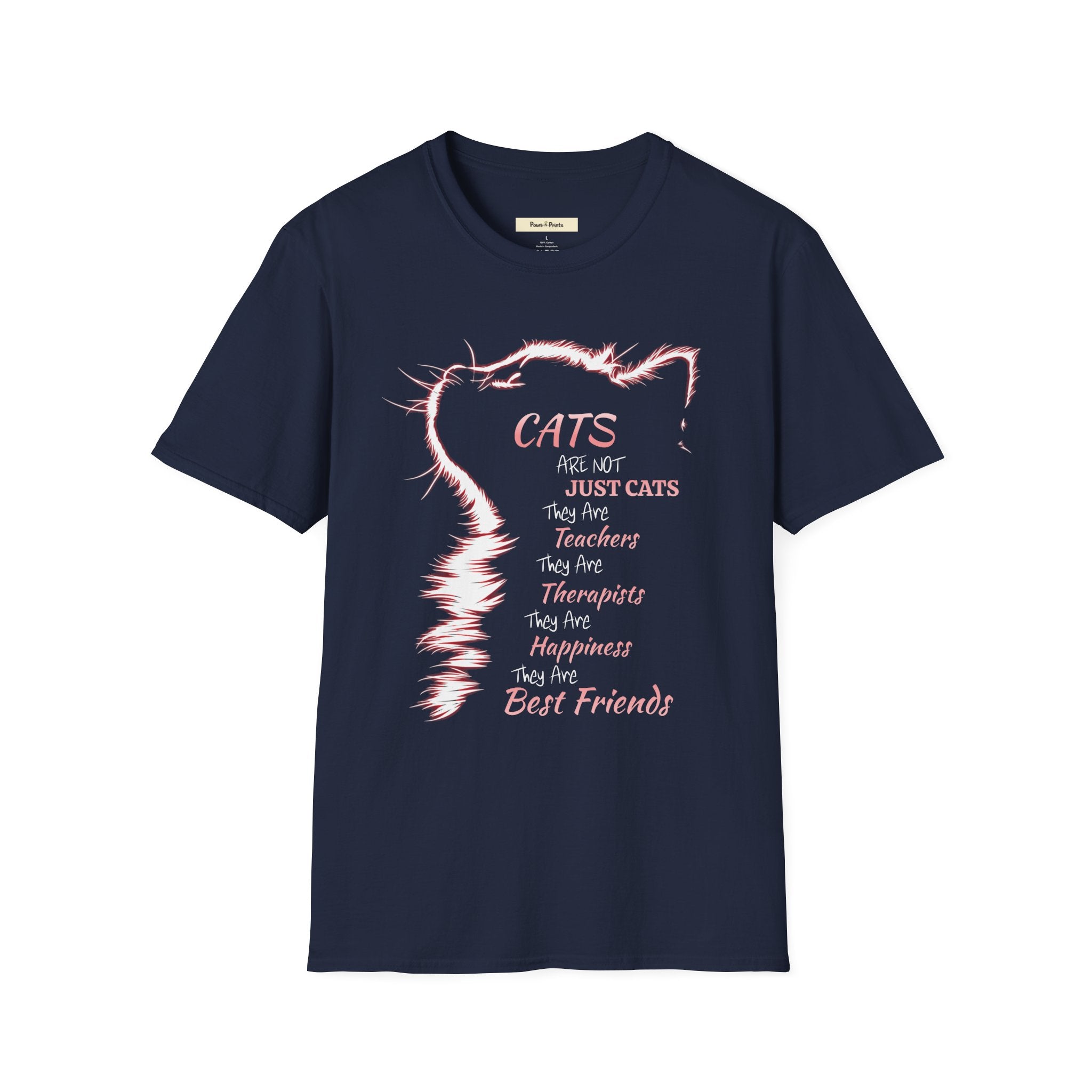 Cats Are Not Just Cats- Pink Glow T-Shirt