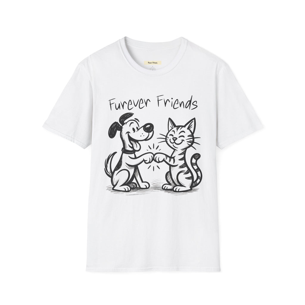 Furever Friends- Cat and Dog T-Shirt