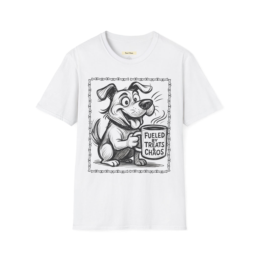 Fueled By Treats and Chaos Dog T-Shirt