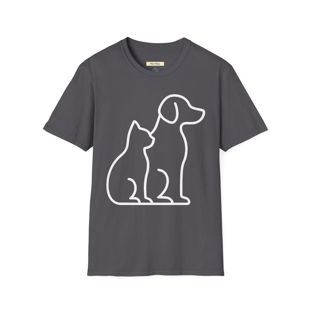 Puppy and Kitten Dog& Cat  T-Shirt
