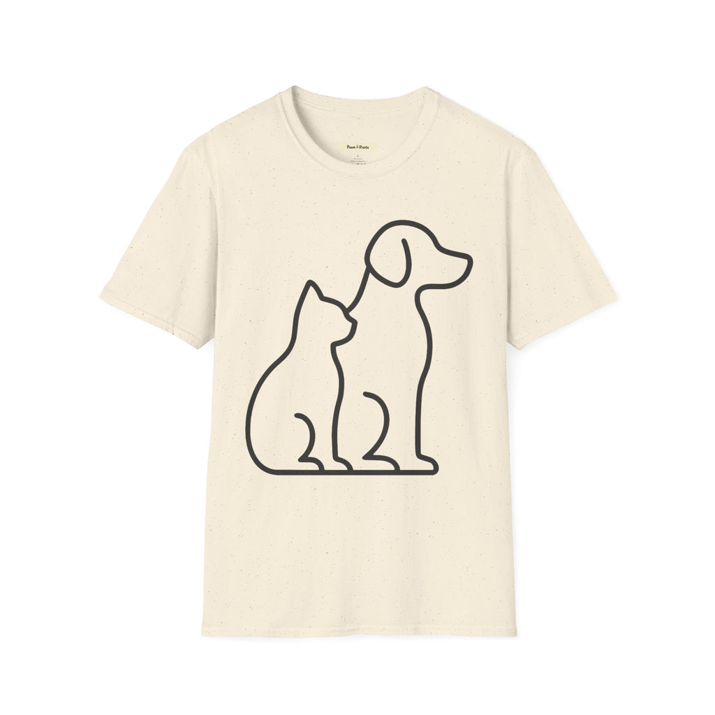 Puppy and Kitten Dog& Cat  T-Shirt
