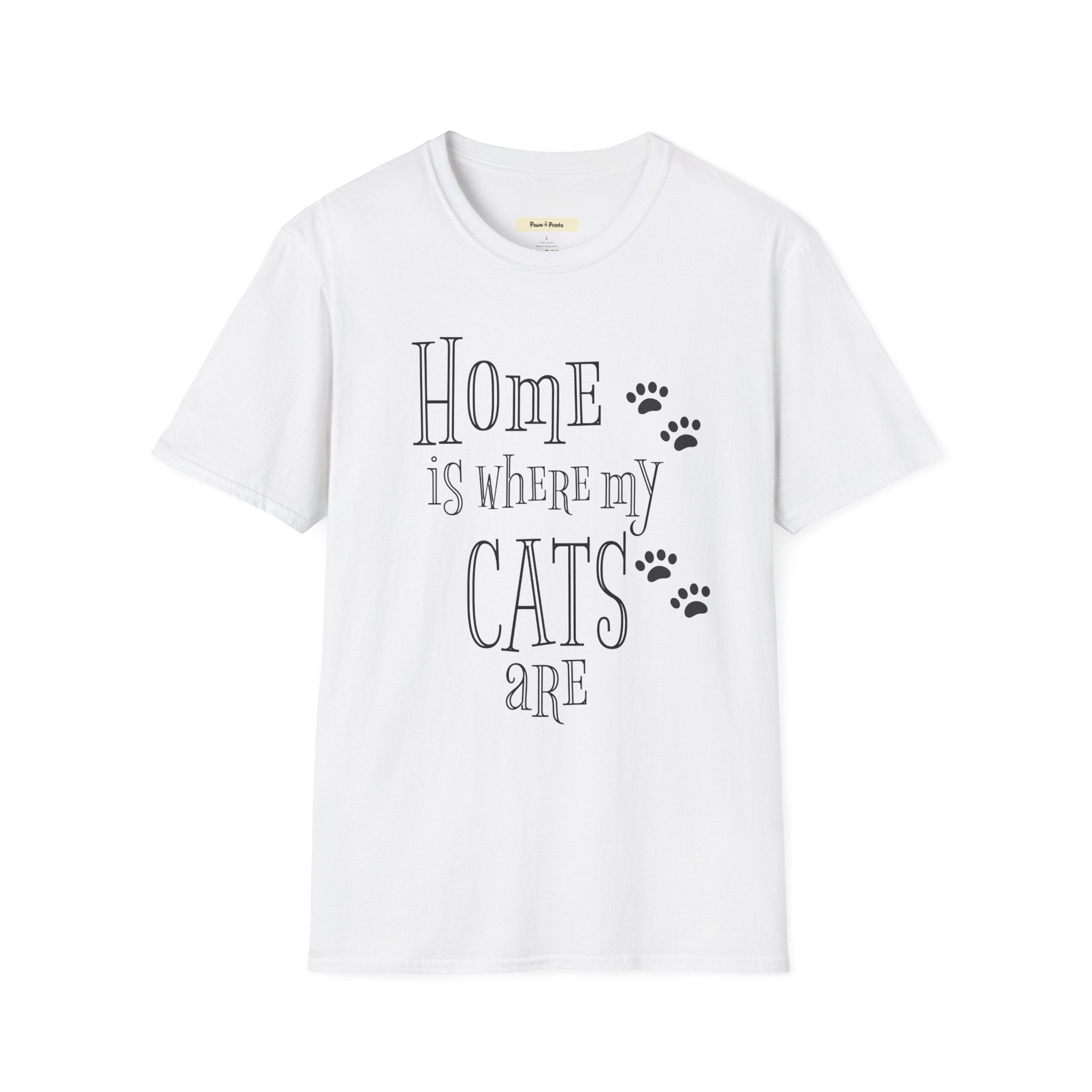 Home is Where My Cats Are T-Shirt