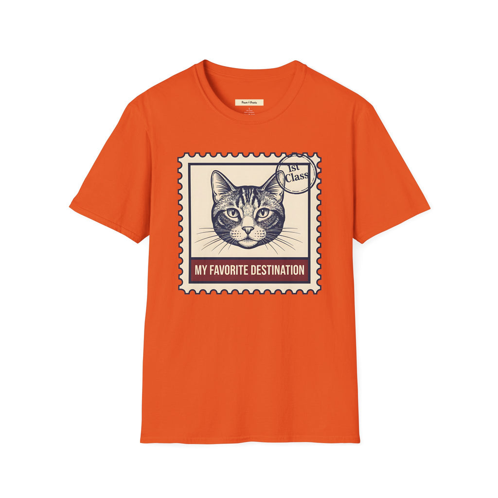My Favorite Destination Cat T-Shirt