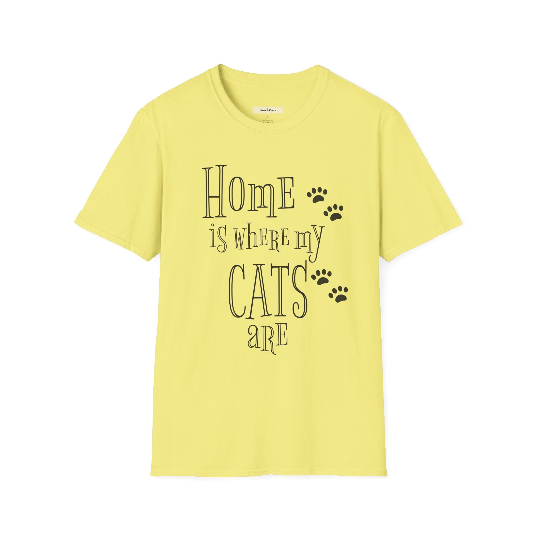 Home is Where My Cats Are T-Shirt