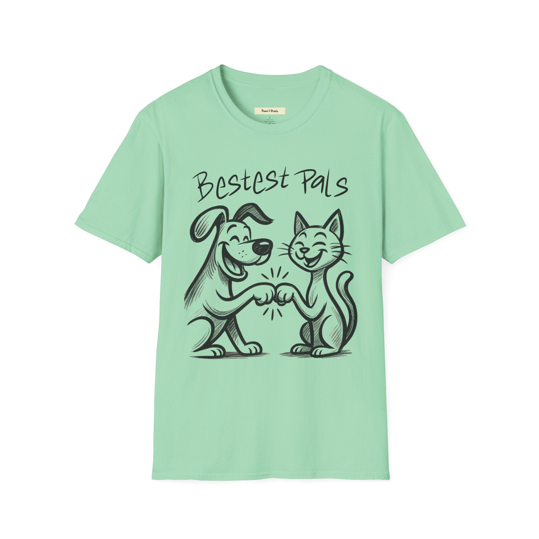 Bestest Pals- Dog and Cat T-Shirt