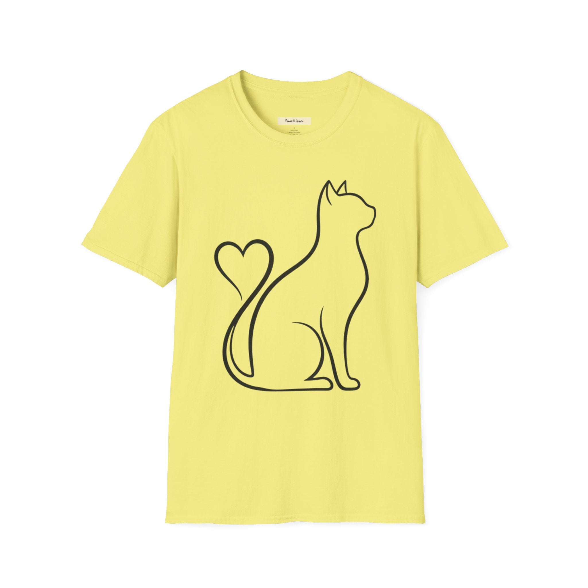 Cat Heart Tail T-Shirt