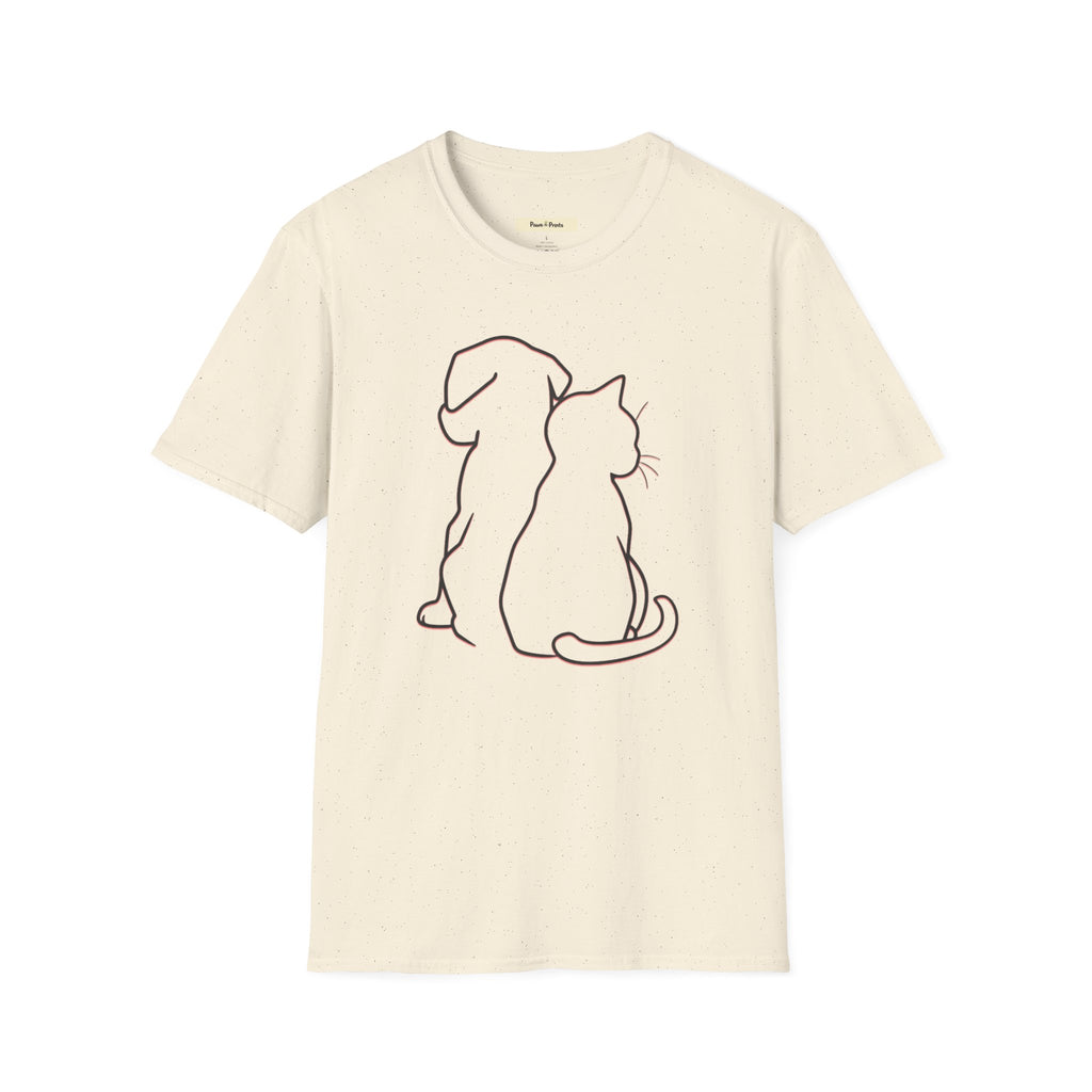 Pup an Kittie Cat & Dog T-Shirt
