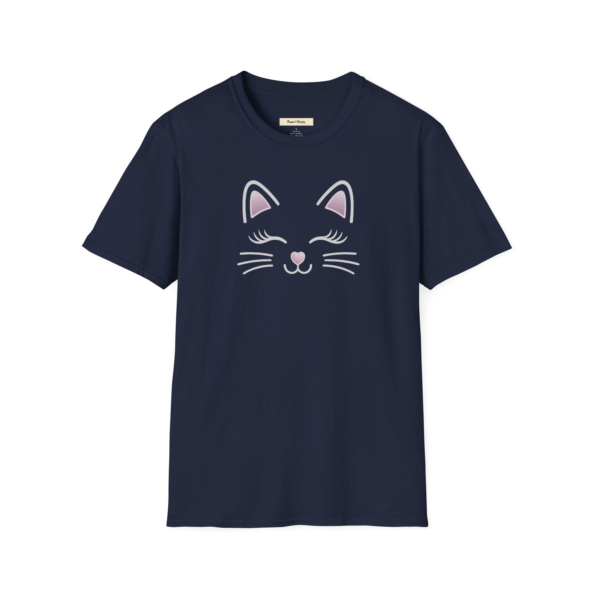 Happy Kittie Face Cat T-Shirt