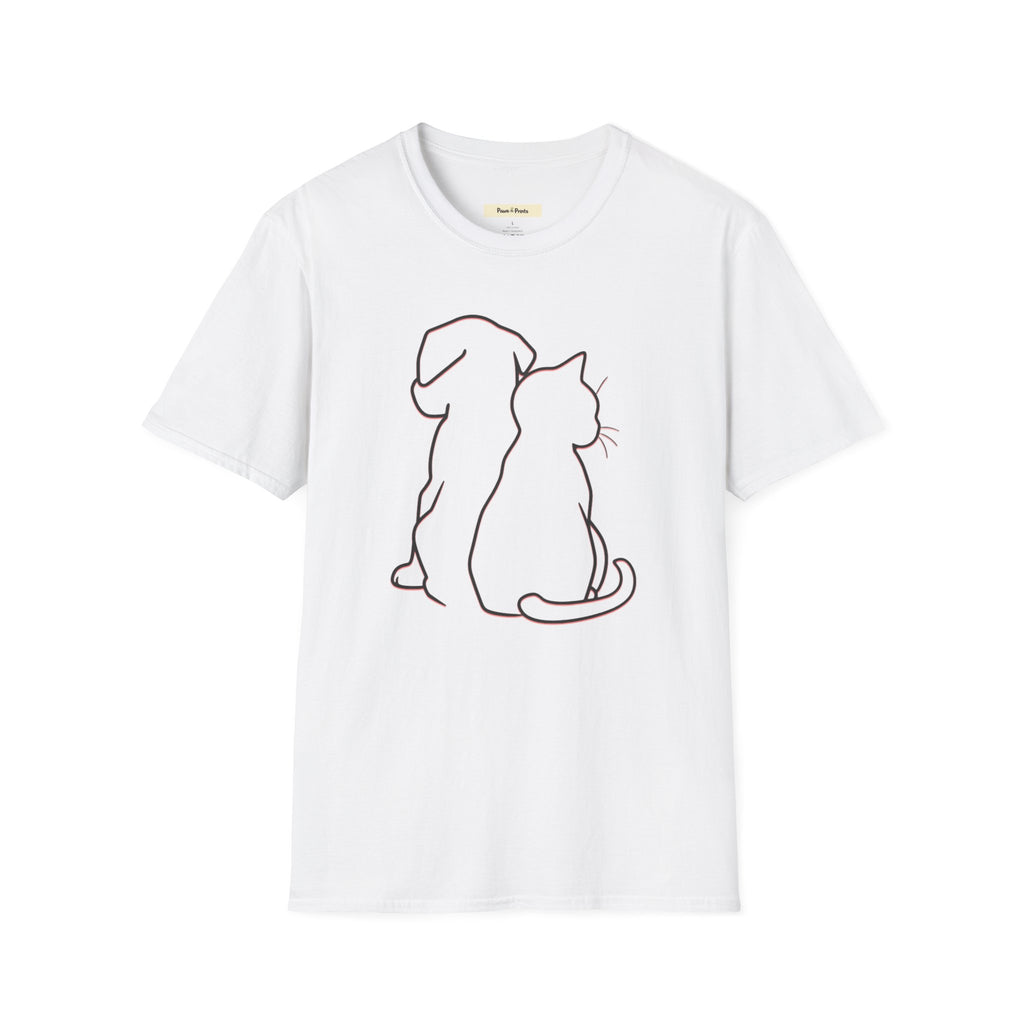 Pup an Kittie Cat & Dog T-Shirt