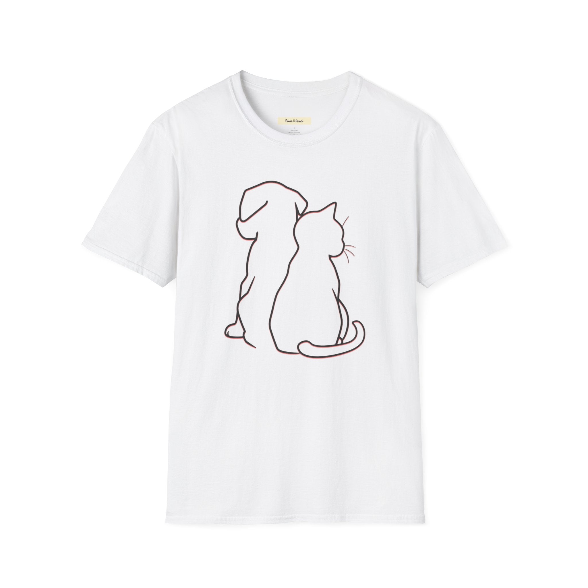 Pup an Kittie Cat & Dog T-Shirt