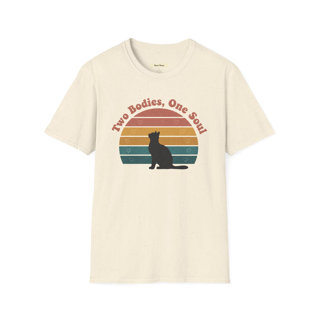 Two Bodies One Soul Cat T-Shirt