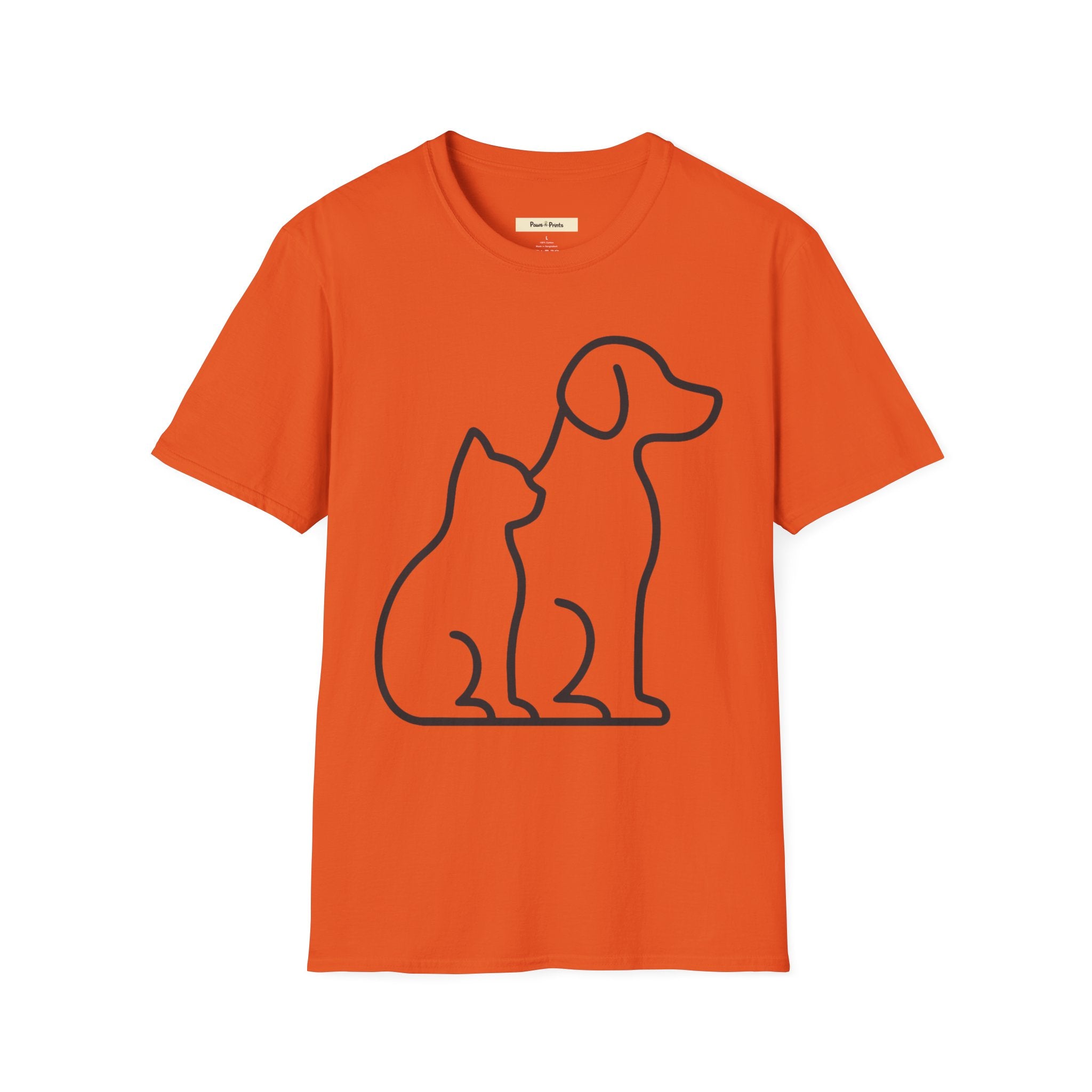 Puppy and Kitten Dog& Cat  T-Shirt