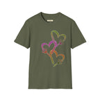 Heart Chain with Dog Paws T-Shirt