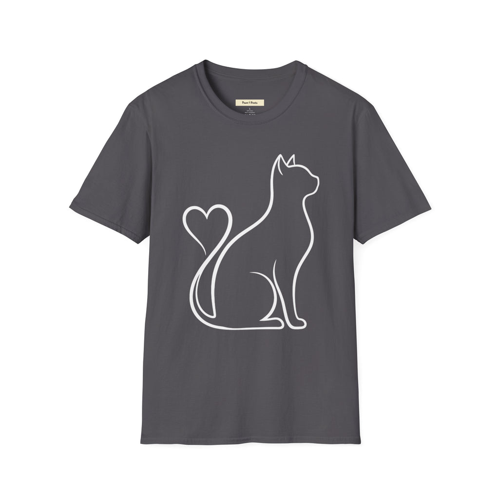 Cat Heart Tail T-Shirt